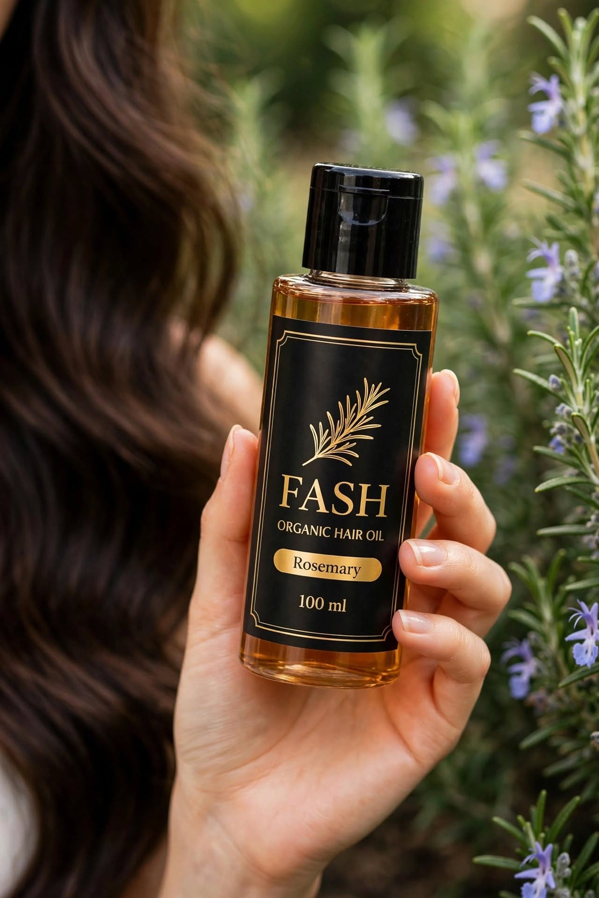 FASH ORGANIC - Ayurvedic Luxury Haircare - Rosemary Hair Oil (100ml)