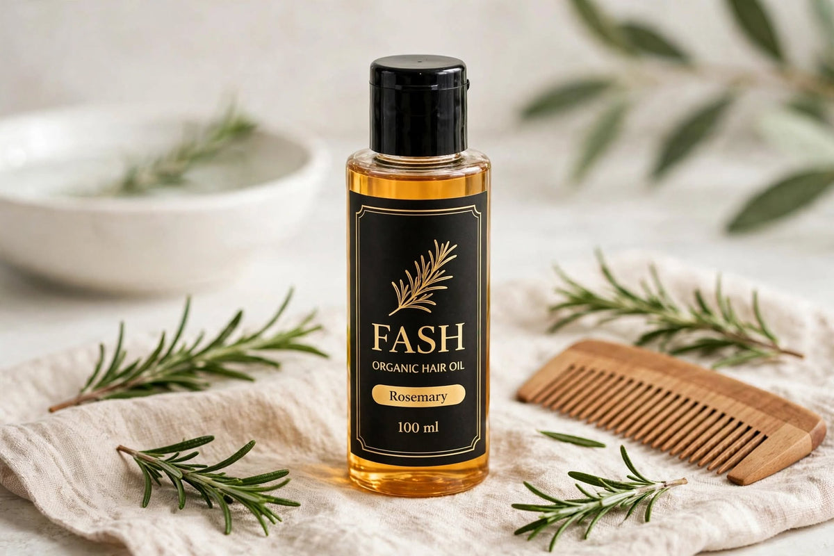 FASH ORGANIC - Ayurvedic Luxury Haircare - Rosemary Hair Oil (100ml)